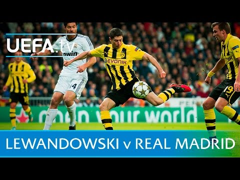 Lewandowski&#039;s 5 goals against Real Madrid